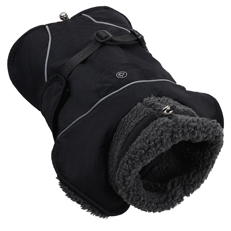 HKM-081939 Warm Cotton-Padded Pet Clothes for Autumn and Winter – Casual Style for All Sizes
