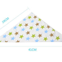 HKM-082003 Adjustable Anti-Slobber Baby Towel - Soft Cloth, 41x29cm