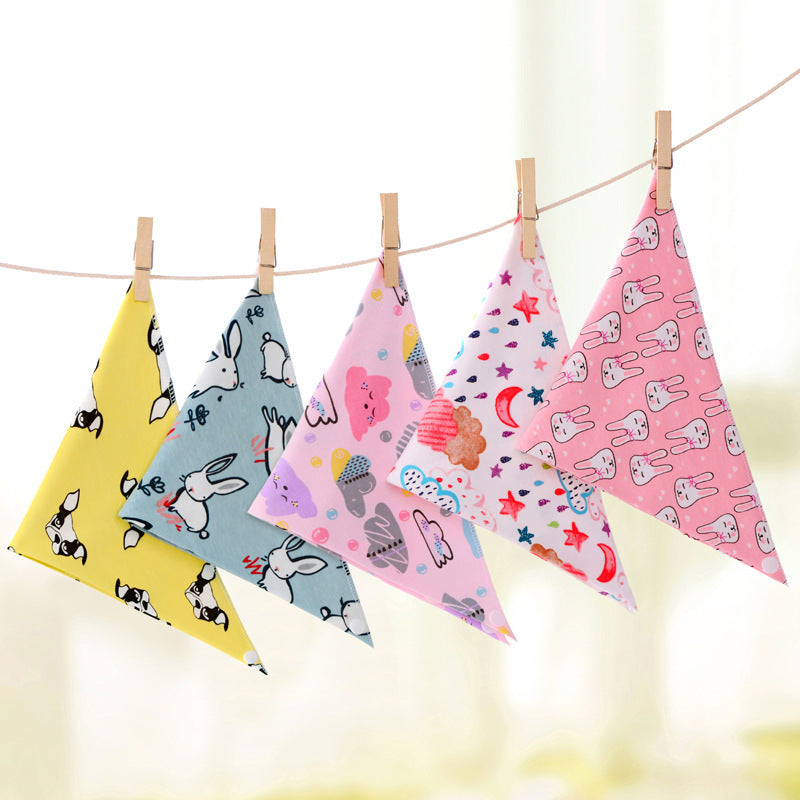 HKM-082003 Adjustable Anti-Slobber Baby Towel - Soft Cloth, 41x29cm