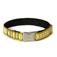 HKM-082003 Adjustable Nylon Collar with Stripes in Multiple Colors