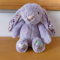HKM-082131 Kawaii Plush Easter Rabbit Doll - Fluffy Bunny with Long Ears, Perfect for Kids and Gifts