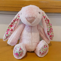 HKM-082131 Kawaii Plush Easter Rabbit Doll - Fluffy Bunny with Long Ears, Perfect for Kids and Gifts