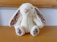 HKM-082131 Kawaii Plush Easter Rabbit Doll - Fluffy Bunny with Long Ears, Perfect for Kids and Gifts