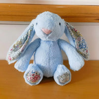 HKM-082131 Kawaii Plush Easter Rabbit Doll - Fluffy Bunny with Long Ears, Perfect for Kids and Gifts