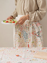HKM-082131 Latte Cat 20's Cotton Fabric - Eco-Friendly Printing and Dyeing, 45cm x 110cm