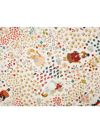 HKM-082131 Latte Cat 20's Cotton Fabric - Eco-Friendly Printing and Dyeing, 45cm x 110cm