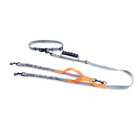 HKM-082131 Reflective Adjustable Dog Leash with Long Traction Rope 165-185cm, Fluorescent Green, Orange, Dark Green