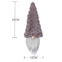 HKM-082259 Christmas Faceless Old Man Doll Wine Bottle Cover Set in Multiple Colors