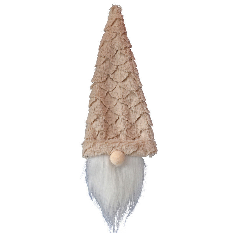 HKM-082259 Christmas Faceless Old Man Doll Wine Bottle Cover Set in Multiple Colors