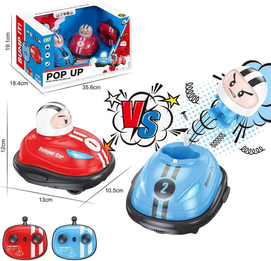 HKM-082259 Electric Remote Control Bumper Car Toy for Kids - 2.4G Indoor & Outdoor Play, Ages 2-13