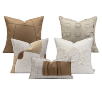 HKM-082579 Cotton Down Cushion Cover in Various Sizes and Colors