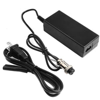 HKM-082643 Portable 48W Electric Vehicle Power Adapter with Female 3-Pin Inline Connection - Black