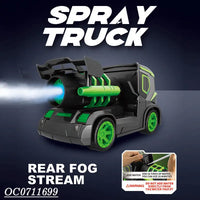 HKM-082707 Grimace Angry Remote Control Spray Truck Toy with Light - 6 Channels, Indoor/Outdoor Use, for Ages 5 and Up
