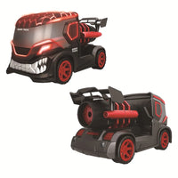 HKM-082707 Grimace Angry Remote Control Spray Truck Toy with Light - 6 Channels, Indoor/Outdoor Use, for Ages 5 and Up