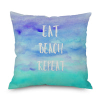 HKM-082835 Geometric Print Linen Cushion Cover - Modern and Simple Design, 45x45CM