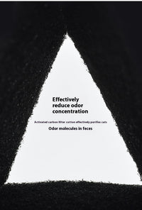 HKM-082835 Pet Filter Cotton Activated Carbon Deodorant Filter Closed Litter Box A Pack Of Three Pieces