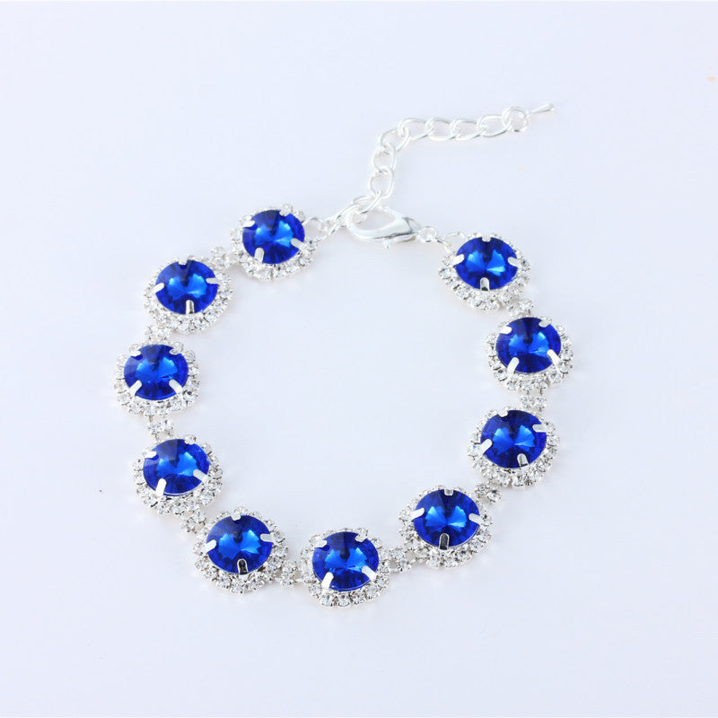 HKM-082963 Rhinestone Dog Necklace in Various Colors with Adjustable Length