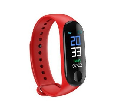 HKM-082963 Smart M3 Sports Bracelet with HD Color Screen, Multi-Sports Modes, and Health Monitoring Features