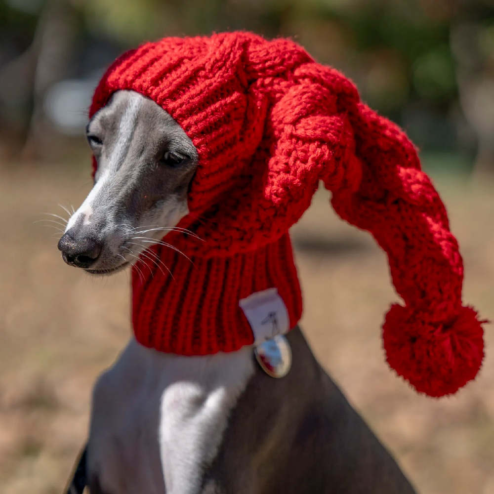 HKM-083027 Soft Knitted Warm Woolen Hat for Pets - Perfect for Cold Weather Photos and Gifts