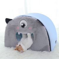 HKM-083091 Detachable Plush Cat Nest with Cartoon Design - Available in Two Sizes
