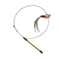 HKM-083091 Feather Cat Stick Toy with Replaceable Rod – Engaging Interactive Play for Cats