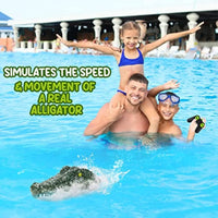 HKM-083091 Remote Control Crocodile Model Boat for Kids - 4-Channel Electric Water Toy