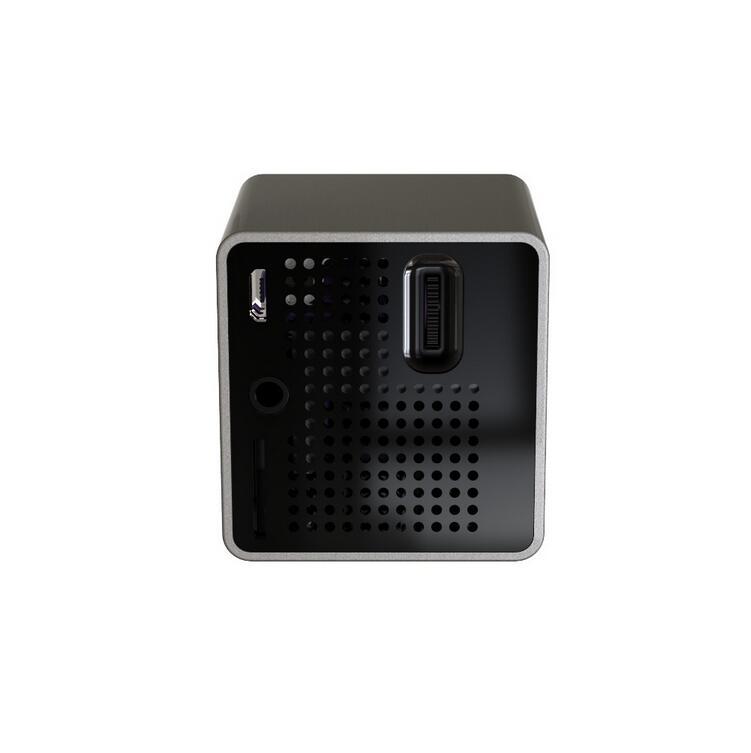 HKM-083155 Wireless Mini Projector with Built-in WiFi, DLP Display, 640x360 Resolution, LED Lamp, Compact Design