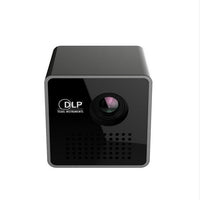HKM-083155 Wireless Mini Projector with Built-in WiFi, DLP Display, 640x360 Resolution, LED Lamp, Compact Design