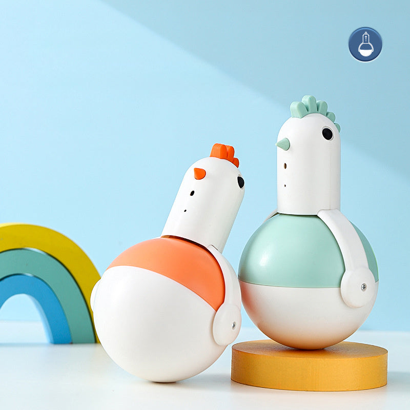 HKM-083283 Interactive Electric Cat Toy with Infrared Light, Squeaker, and Self-Balancing Movement