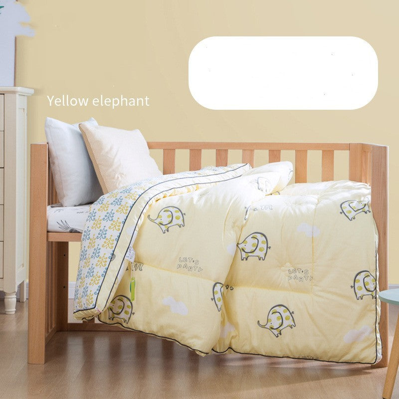 HKM-083283 Pure Cotton Baby Quilts with Polyester Fiber Filling – Winter Warmth for Children Under 6 Years (Various Designs)