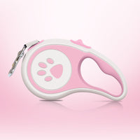 HKM-083283 Telescopic Traction Rope for Pets - 5m Adjustable Lead in Green, Pink, Blue, or Orange, for Dogs up to 60 kg