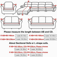 HKM-083347 Stretch Printed Sofa Cover in Various Sizes for Living Room Comfort