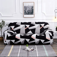 HKM-083347 Stretch Printed Sofa Cover in Various Sizes for Living Room Comfort