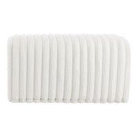 HKM-083603 Corduroy Ottoman Storage Bench with Cat Nest for Living Room, Entryway, and Bedroom