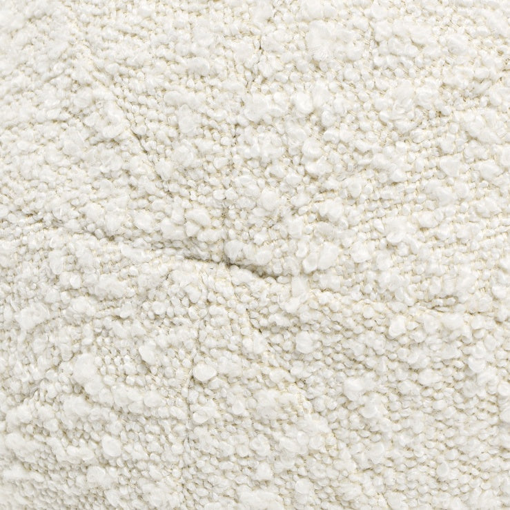 HKM-083603 Whimsical 12-Inch Round Boucle Faux-Sheepskin Decorative Throw Pillow