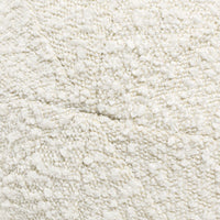 HKM-083603 Whimsical 12-Inch Round Boucle Faux-Sheepskin Decorative Throw Pillow