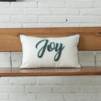 HKM-083731 Christmas Green Plaid Polyester-Cotton Canvas Pillow Cover