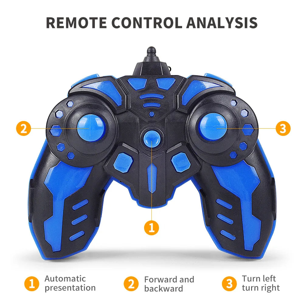 HKM-083859 Double-Sided 360° Rotation Stunt RC Car with Rechargeable Remote Control - Indoor/Outdoor Fun