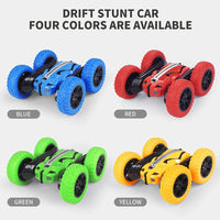HKM-083859 Double-Sided 360° Rotation Stunt RC Car with Rechargeable Remote Control - Indoor/Outdoor Fun