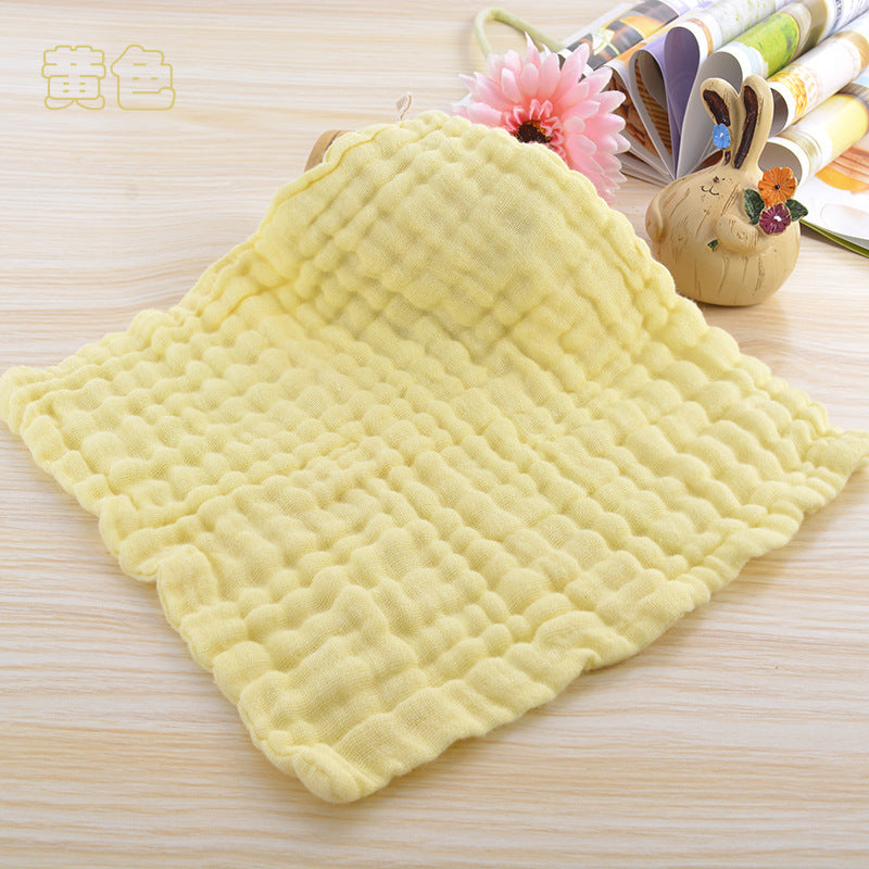 KTX-083859 Six-Layer Cotton Gauze Seersucker Infant Towel - Soft and Quick-Drying, 11s-15s Water Absorption, Multiple Colors Available