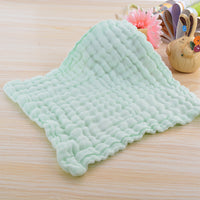 HKM-083859 Six-Layer Cotton Gauze Seersucker Infant Towel - Soft and Quick-Drying, 11s-15s Water Absorption, Multiple Colors Available