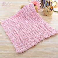 HKM-083859 Six-Layer Cotton Gauze Seersucker Infant Towel - Soft and Quick-Drying, 11s-15s Water Absorption, Multiple Colors Available
