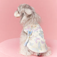 HKM-083923 Neo-Chinese Style Sleeveless Cheongsam Pet Vest for Small Dogs - Stylish and Comfortable Clothing
