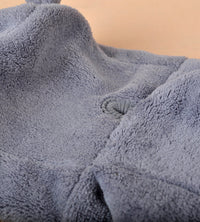 HKM-084051 Cozy Coral Fleece Bear Costume for Four-Legged Pets