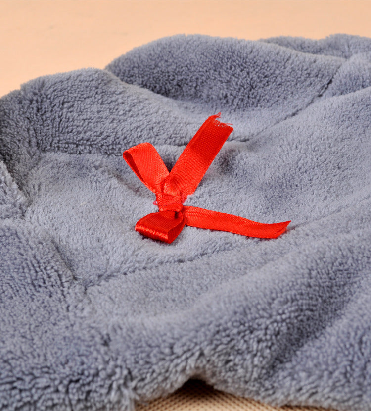 HKM-084051 Cozy Coral Fleece Bear Costume for Four-Legged Pets