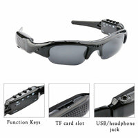 HKM-084115 1080P HD Eyewear Camera with Polarized Lenses and 10x Optical Zoom