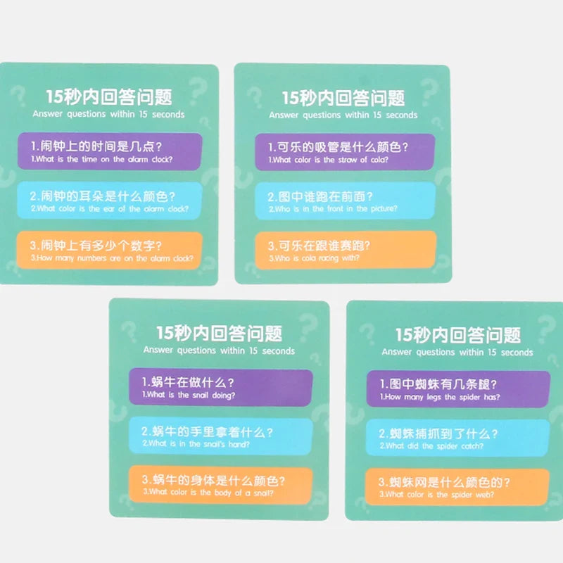 HKM-084179 Interactive Detective Card Game for Kids - Educational Fun for 3+ Years
