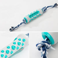 HKM-084243 Durable TPR Dog Tug-of-War Rope Toy with Ball for Small and Large Dogs