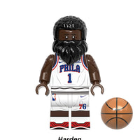 HKM-084435 Basketball Stars Building Block Set - Mini Action Figures for Creative Play and Education