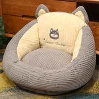 HKM-084499 Cartoon Animal Soft Rubber Cushions for Sofa, Balcony, Office, or Bedroom - Multiple Designs